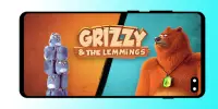 Protect Grizzy from the lemmings Screen Shot 0