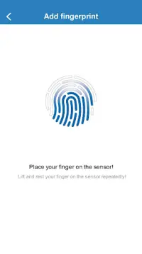 Fingerprint Card Manager Screen Shot 5