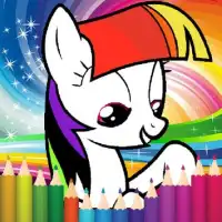 Coloring little pony princess Screen Shot 3