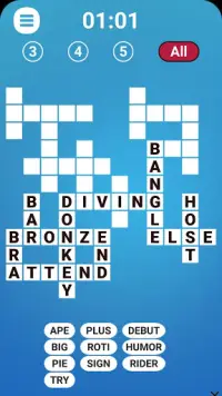 Word Fit Fill-In Crosswords Screen Shot 0