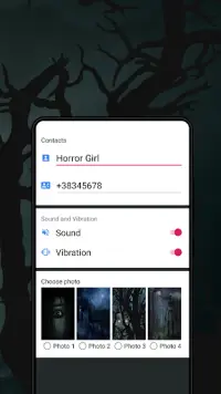 Horror Girl Fake Call Screen Shot 2