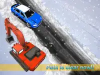 Nieve Rescate Excavadora Sim Screen Shot 4