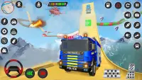 American Fire Truck Stunt Game Screen Shot 4