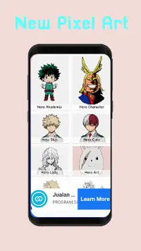 Coloring Hero Academia By Number - Anime Color Art Screen Shot 0