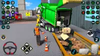 afval vrachtauto bestuurder Screen Shot 3