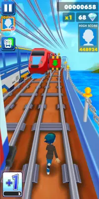 Sonic Boy Runner - Subway Screen Shot 7