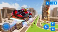 Real Flying Rescue Car Simulator- Driving Games 3D Screen Shot 2