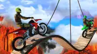 पागल बाइक स्टंट्स फ्री: स्किल न्यू गेम Screen Shot 0
