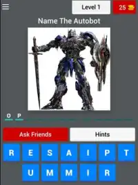 Name The Transformer Screen Shot 6