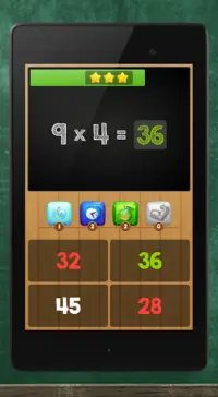 Multiplication Table Kids Math Screen Shot 5