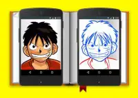 How To Draw One Piece Luffy Screen Shot 0