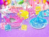 Unicorn Glitter Slime - Fluffy Slime Maker Screen Shot 0