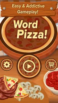 Wörter rätsel Pizza- wortspiele wörter suchen game Screen Shot 1