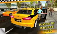 City Taxi Driver: Yellow Cab Crazy Car Driving Screen Shot 2