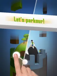 Tetrun: Parkour Mania - jogo de corrida grátis Screen Shot 11