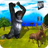 Wild Jungle Gorilla Simulator