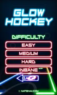 Finger Glow Hockey Screen Shot 6