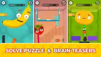 Worm out: Brain teaser games Screen Shot 0