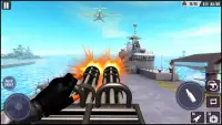 Navy Gunner Games 2021: インターネットなし 機関銃の銃の Screen Shot 4