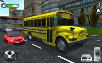 Simulador de conducción de autobuse escolares 2018 Screen Shot 7