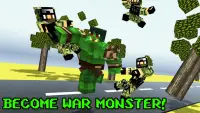 War Monster Titan: Blocky City Screen Shot 0