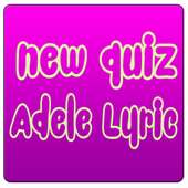 New Quiz Adele Lyric