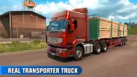 Euro Truck Driver: Offroad Cargo Transport sim Screen Shot 1