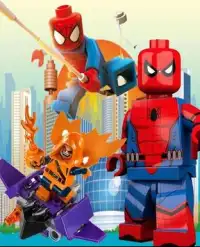 Puzzle Spider Hero Man Game Screen Shot 2