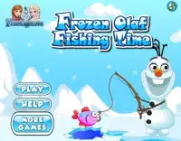 Fishing With Frozen Snowman Screen Shot 0