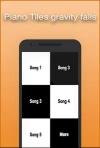 Piano tiles for Graviti Fall Screen Shot 0