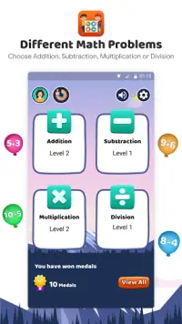 Kids Math App: New way of learning Calculations Screen Shot 1