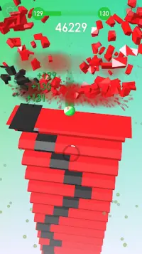 A Bola：Explosão pilha colorida Screen Shot 1