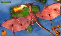 Flying Dragon Battle Simulator : City Attack Screen Shot 1