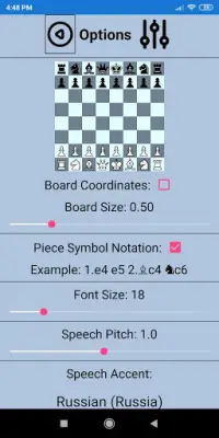 Blindfold Chess Training Screen Shot 5