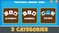 Picture Match, Preschool Memory Games for Kids Screen Shot 0