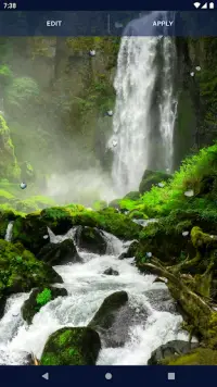 Waterfall 4K Live Wallpaper Screen Shot 7