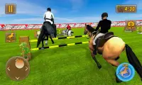 عرض الحصان محاكي 2019: 3D سباق الخيل القفز Screen Shot 5