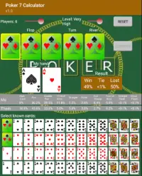Poker 7 Calculator Screen Shot 1