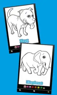 animal coloring Book for Kids Screen Shot 1