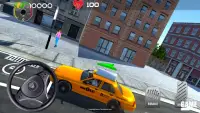 Taxi Driving City Simulator - Free Cab Sim Game 3D Screen Shot 2