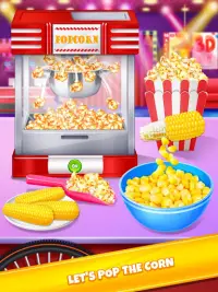 Crazy Movie Night Food Party - Make Popcorn & Soda Screen Shot 0