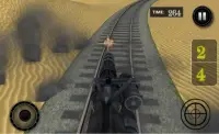 Gunship Bullet Train: Hurdles Screen Shot 4