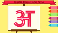 Tracing Letters and Numbers - ABC Kids Games Screen Shot 7