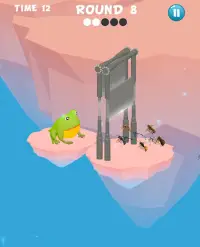 Tap the frog- Homeless Frog Games Screen Shot 21