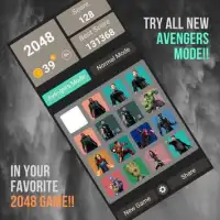 2048 Avengers Mode: Puzzle & Board Game Screen Shot 0