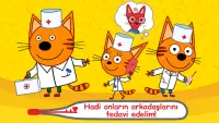 Üç Yavru Kedi: Doktor Oyunları! Küçük Oyunlar Oyna Screen Shot 0