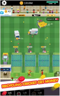 Idle Cricket Screen Shot 8