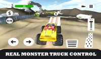 3D monster truck simulator Screen Shot 0