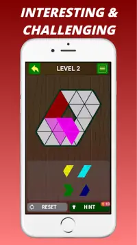Tangram! Free Simple Block Triangle Puzzle Game Screen Shot 1