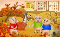 Three Little Pigs - Fairy Tale with Games Screen Shot 5